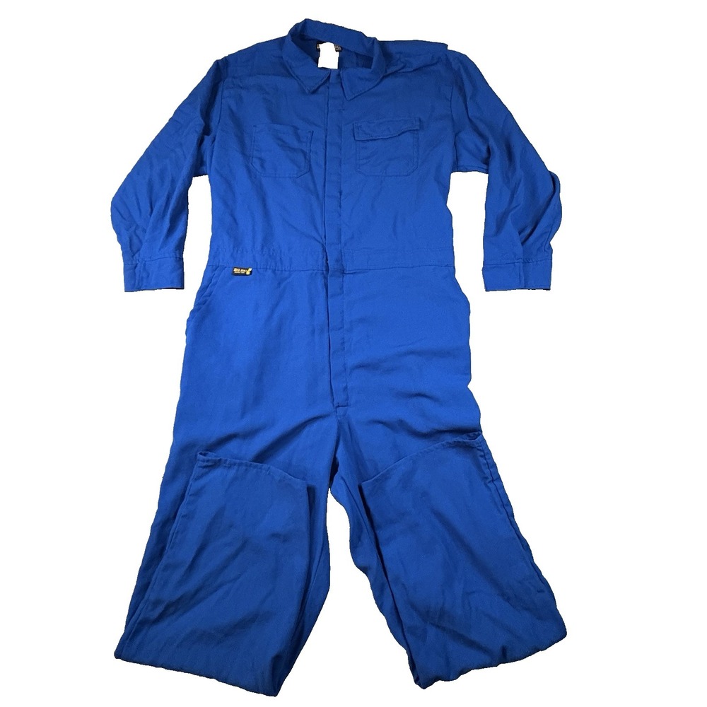 Big Bill Men's 58 Tall Blue FR Coveralls Nomex IIIA Made in Canada SEE DESCRIPT